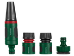 Conjunto de ligação de rega PARKSIDE com bico e conectores de mangueira.