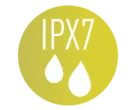 Oznaka IPX7 vodotesnosti.