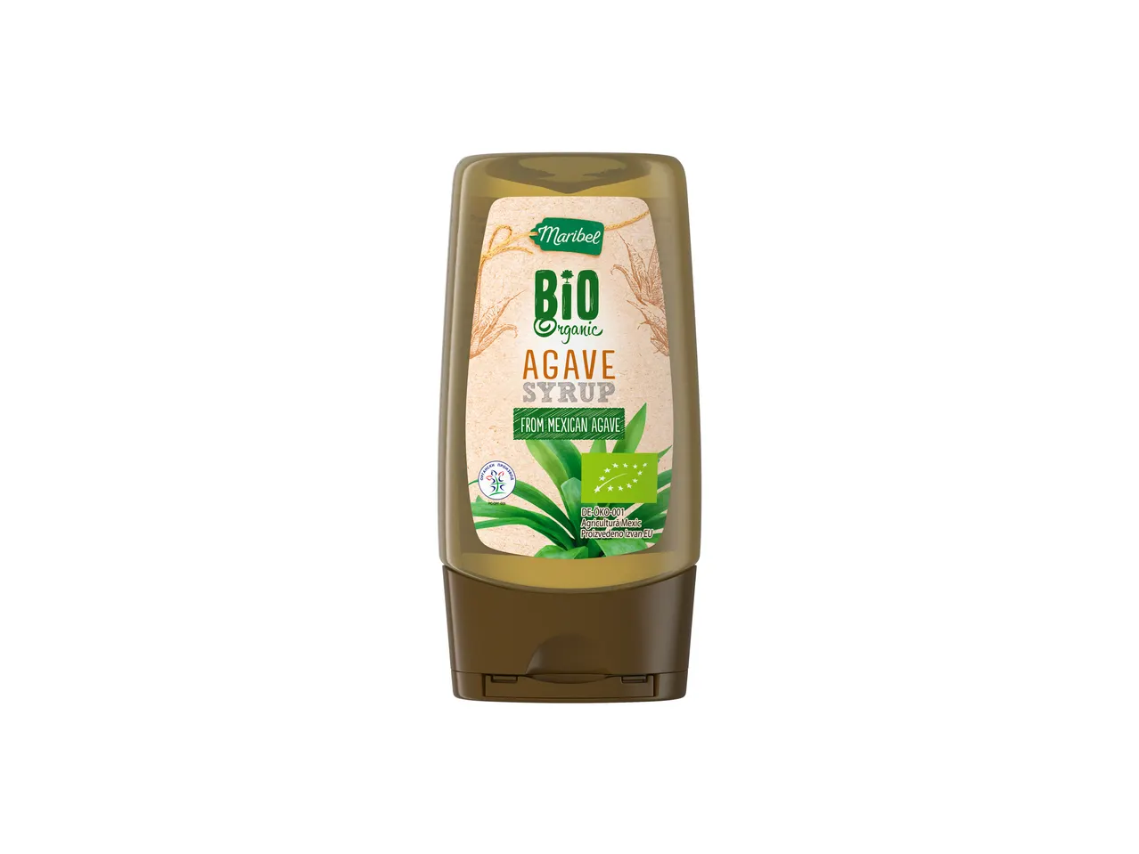 Sirop de agave bio Maribel Organic din agave mexicană.