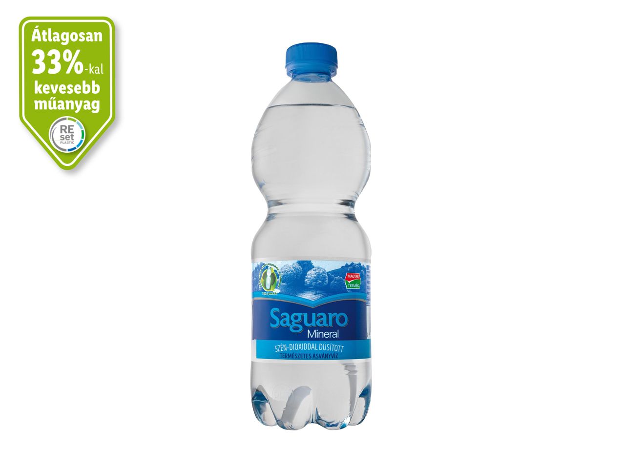Saguaro ásványvíz palack.