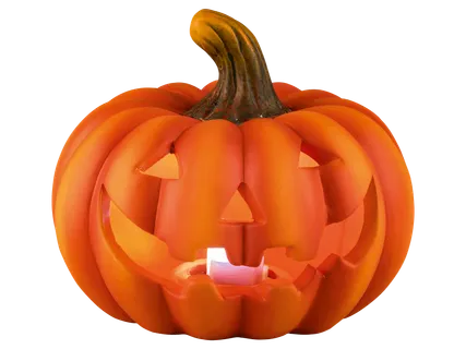 Halloweeni LED-es kerámiadekoráció
