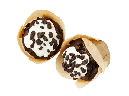 Csokoládés muffin kekszdarabokkal