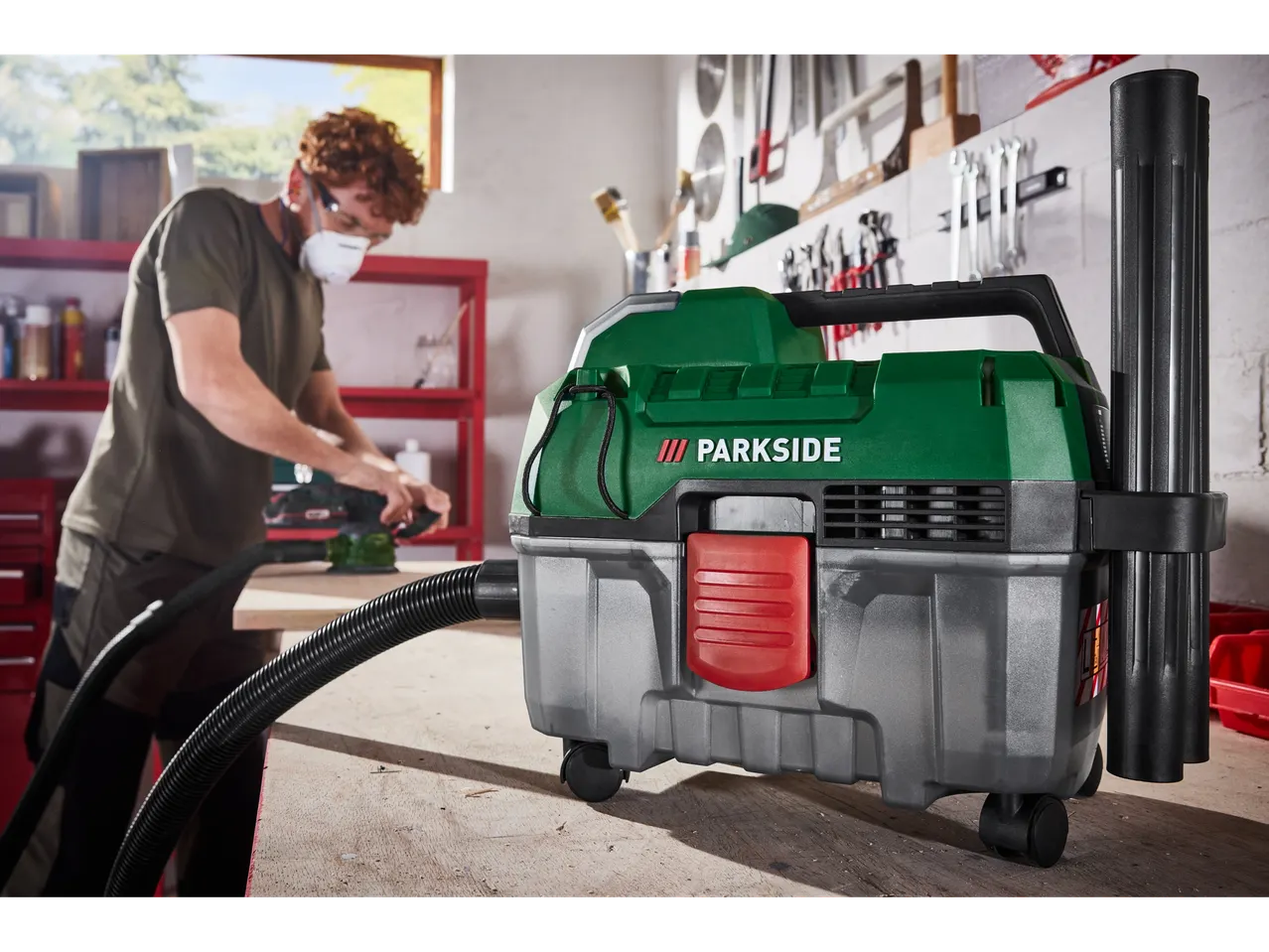Parkside workshop vacuum cleaner.