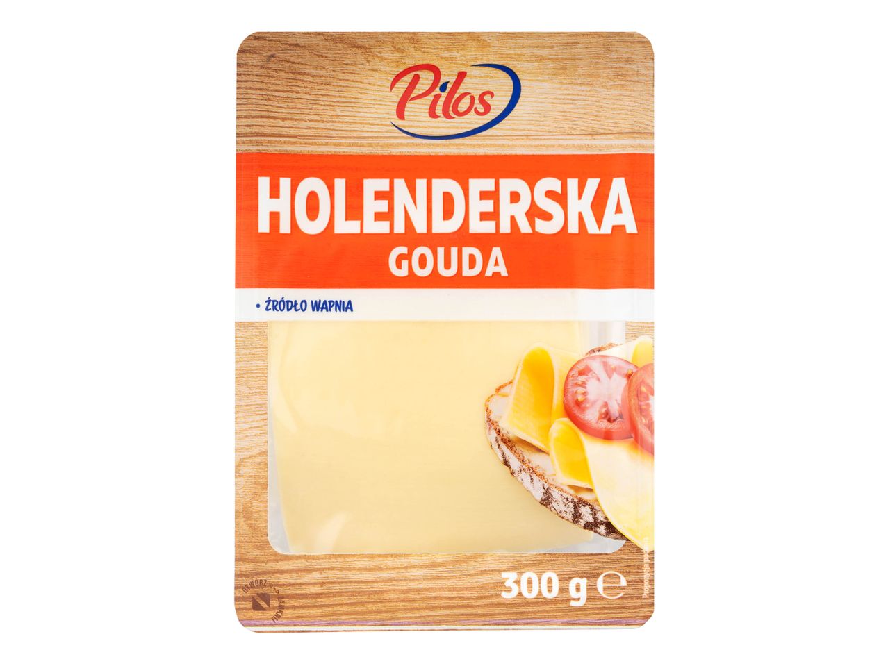 Pilos Holenderska gouda w plastrach