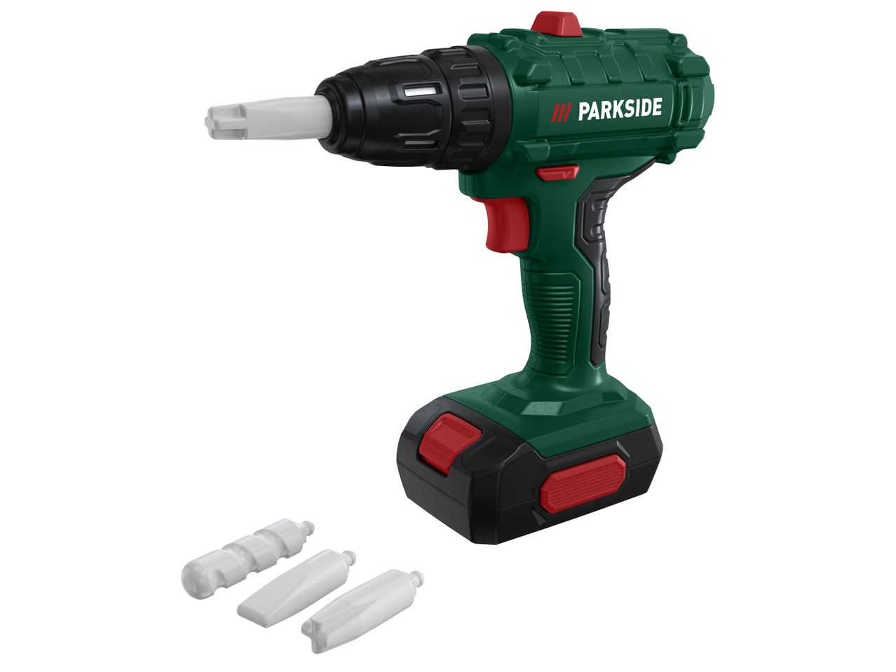 Играчка акумулаторна бормашина Parkside със сменяеми накрайници