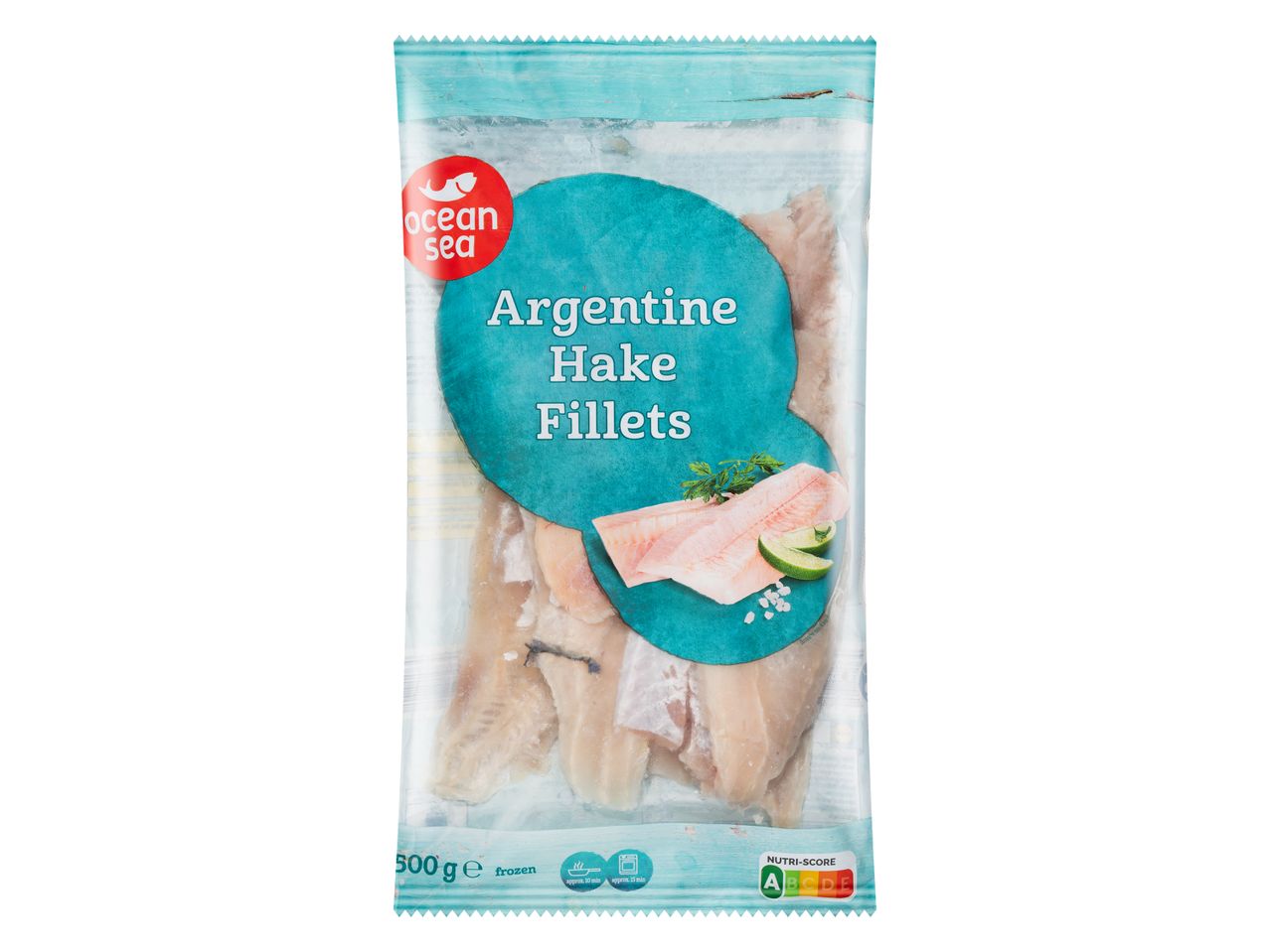 Ocean Sea fagyasztott argentin tőkehalfilé.