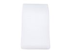 White mattress protector with a subtle textured pattern