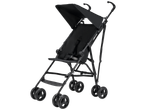 Black Osann portable baby stroller with canopy