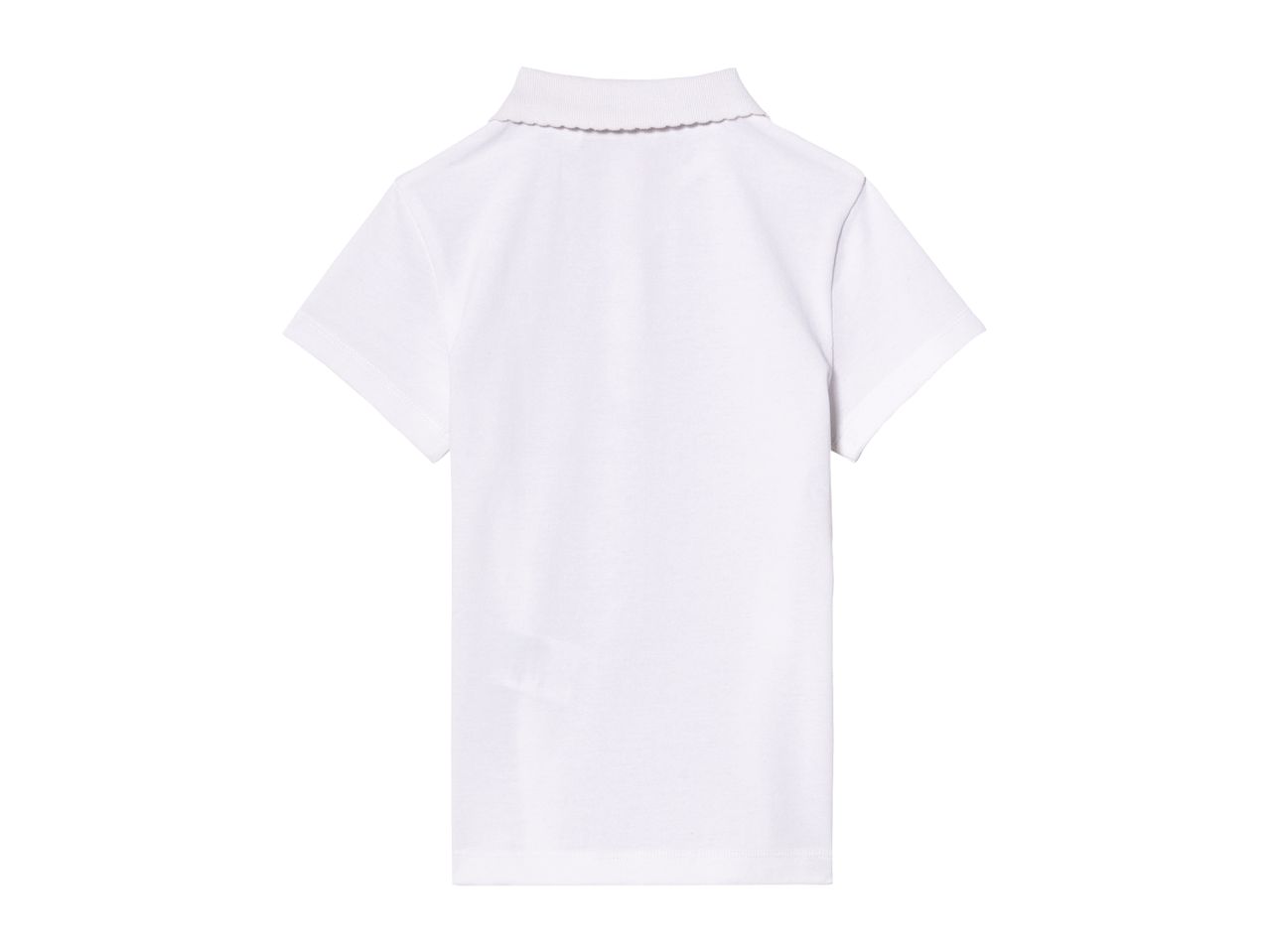 A white collared shirt for kids.