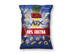 En pose Kims Snack Mix med 50% ekstra snacks.
