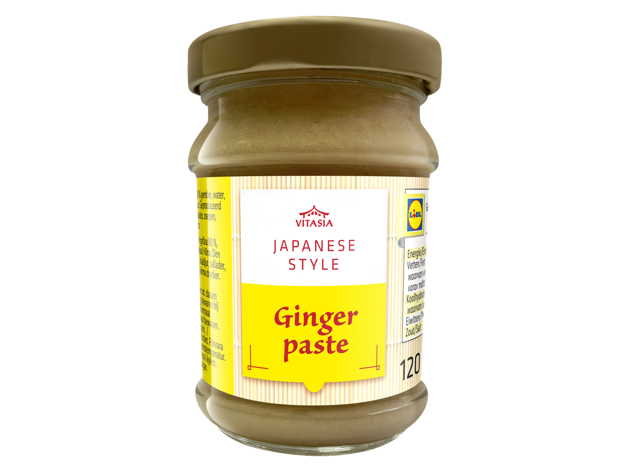 Vitasia Japanse Stijl Gemberpasta in een pot, 120g.