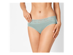 Light blue women's Lace Trim Hipster Briefs