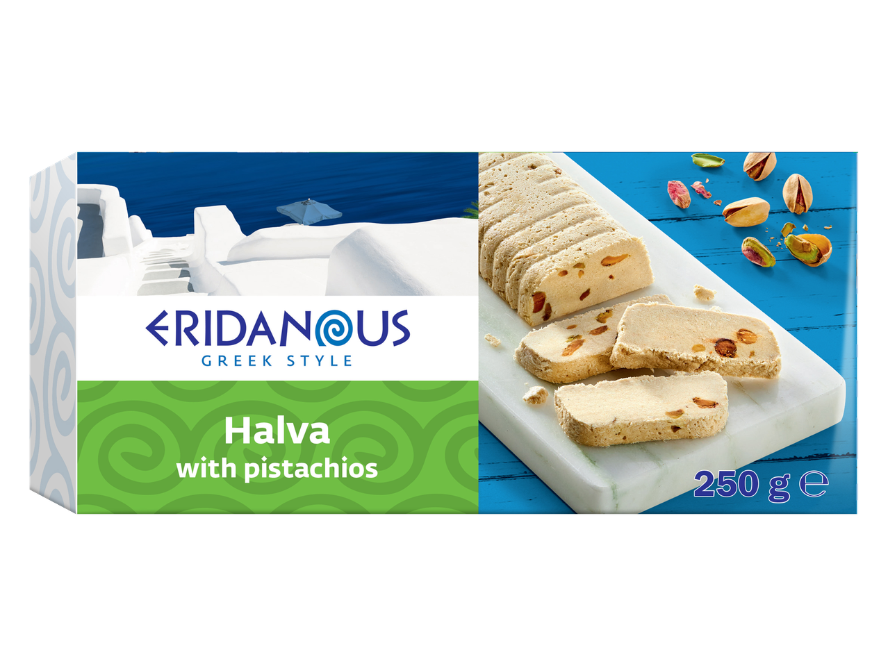 Eridanus halva sa pistaćima, grčki stil, 250g.
