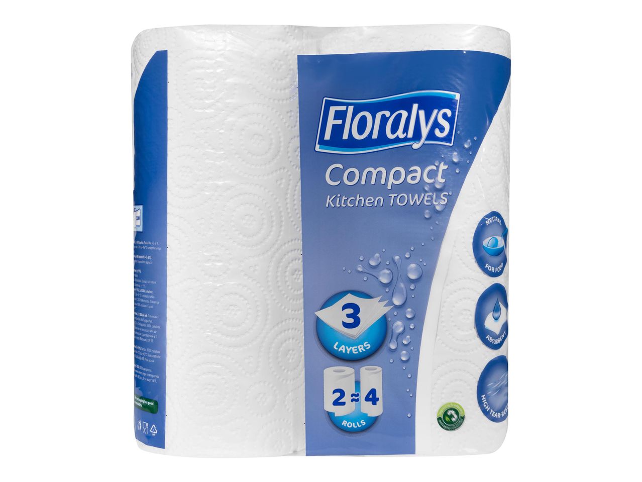 Floralis Compact papírtörlő 3 rétegű tekercs.