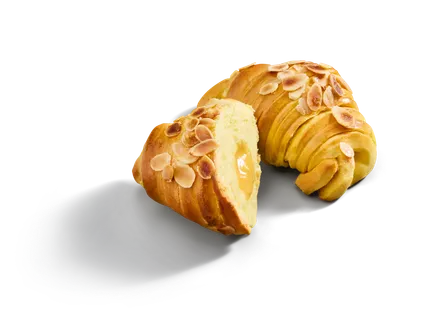 Brioche-Croissant mit Cremefüllung