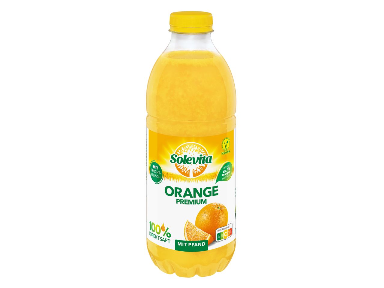 Solevita Orange Premium mit Fruchtfleisch