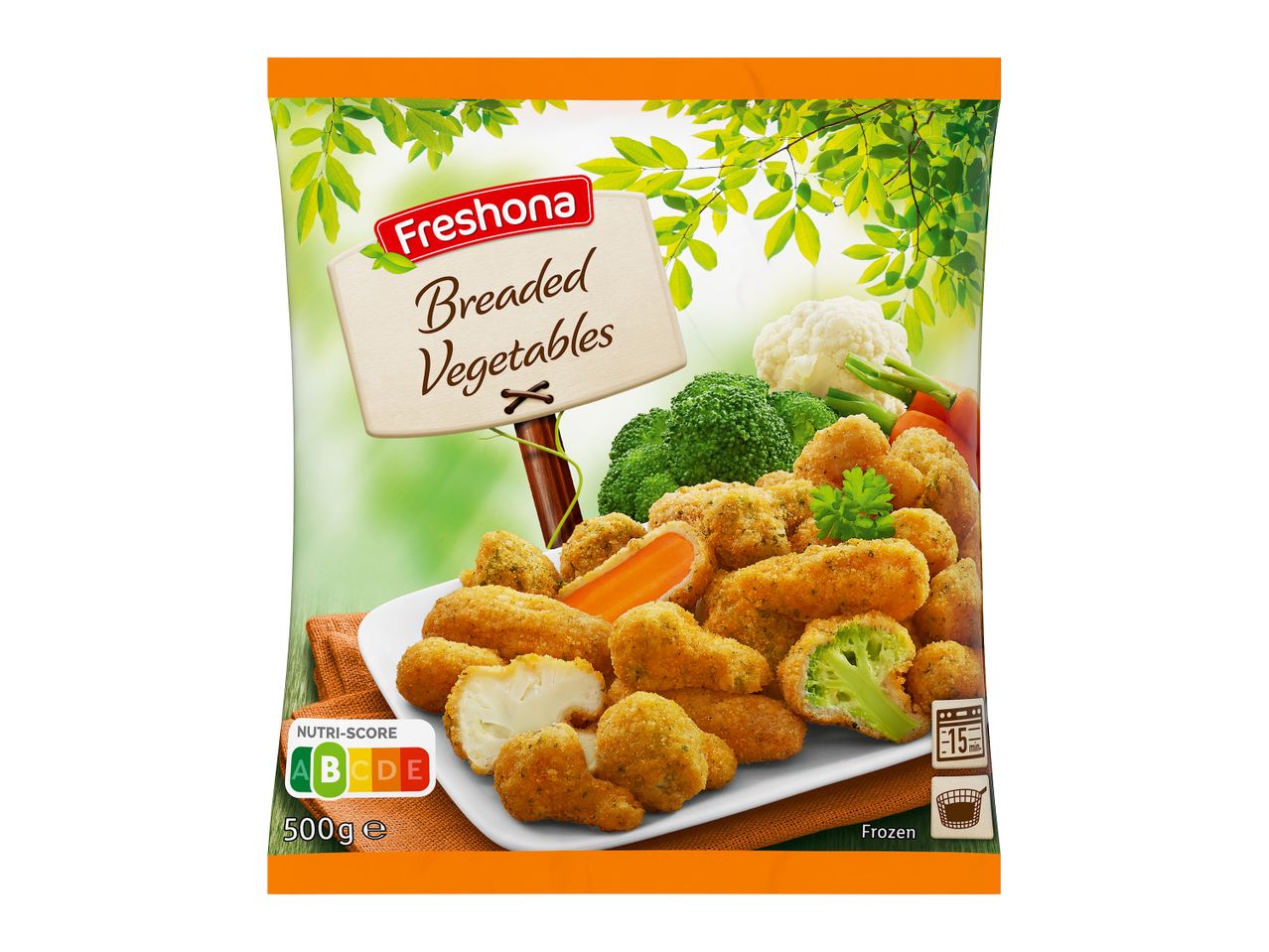 Замразени зеленчукови хапки Freshona.