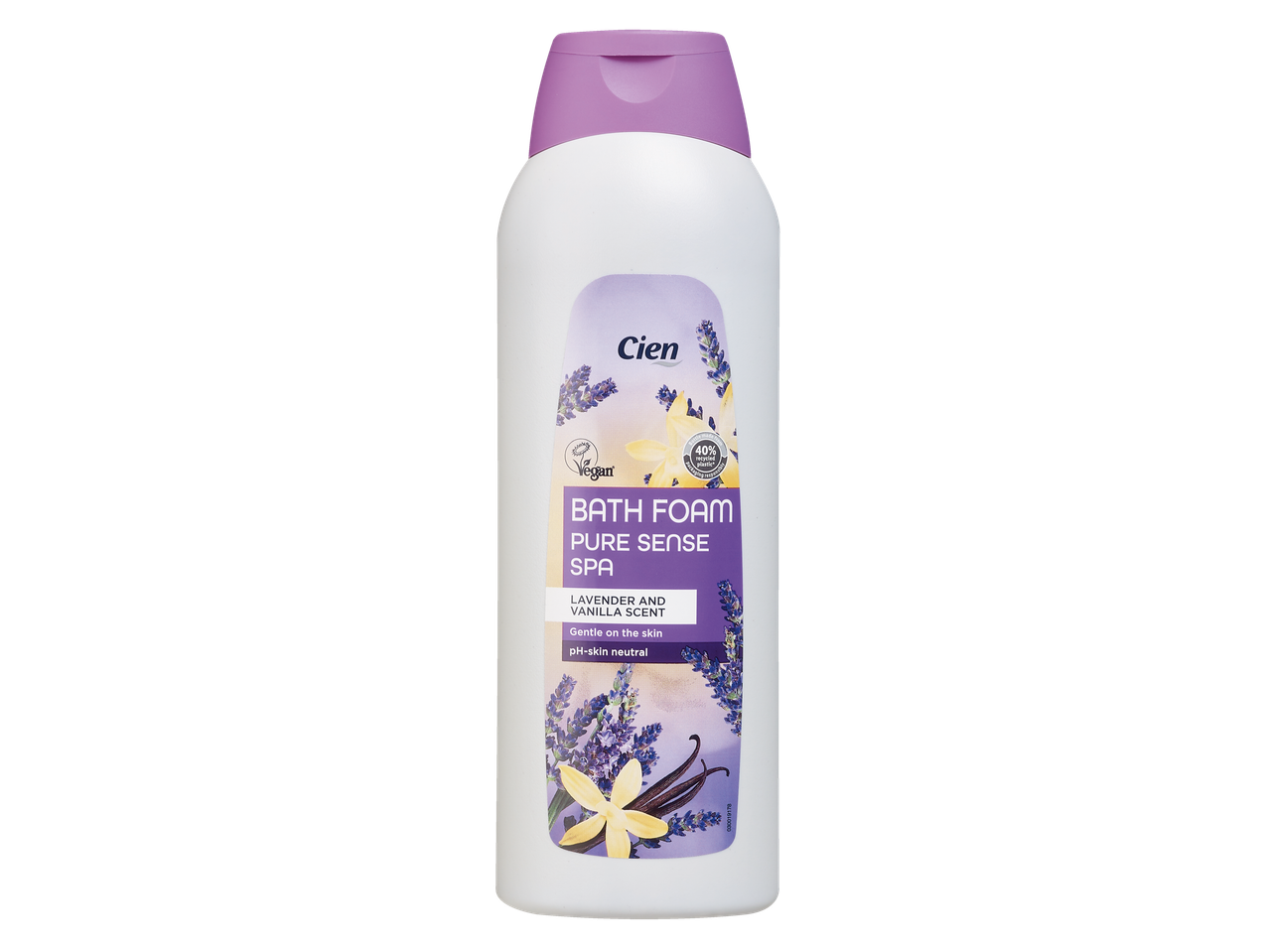 Bain moussant Cien Pure Sense Spa au parfum lavande et vanille