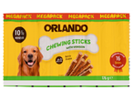 Orlando MegaPack Rágópálcikák szarvasból: 16 egyenként csomagolt pálcika, 10% szarvas, magas fehérjetartalom.