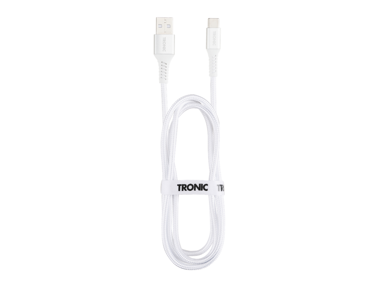 Λευκό καλώδιο TRONIC USB-A σε USB-C