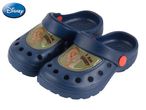 Disney toddler blue clogs with Simba print.