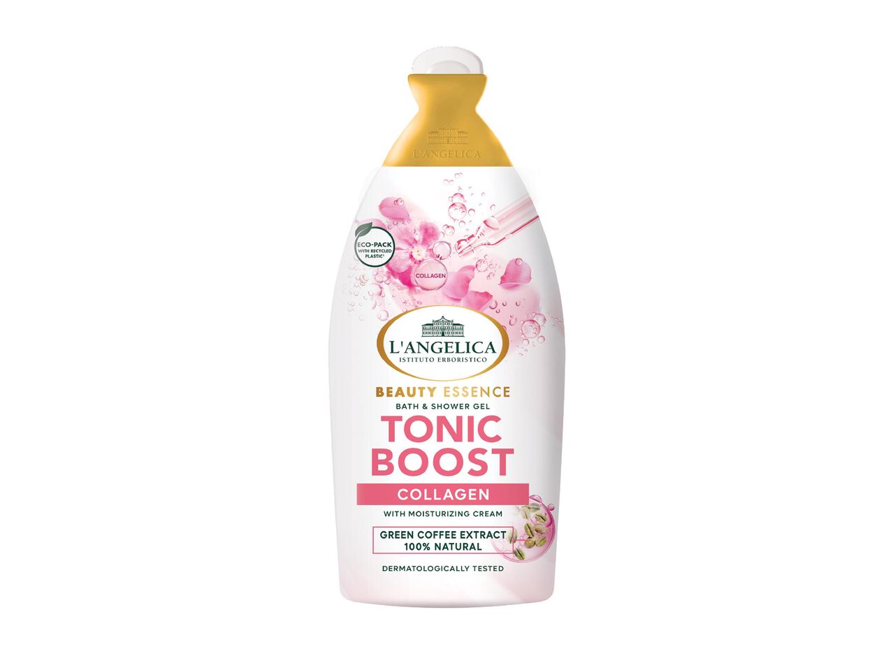 L'Angelica Tonic Boost kollagénes fürdő- és tusfürdő gél.