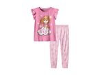 Paw Patrol Skye girls' pink pajamas: a short-sleeved top and long pants.
