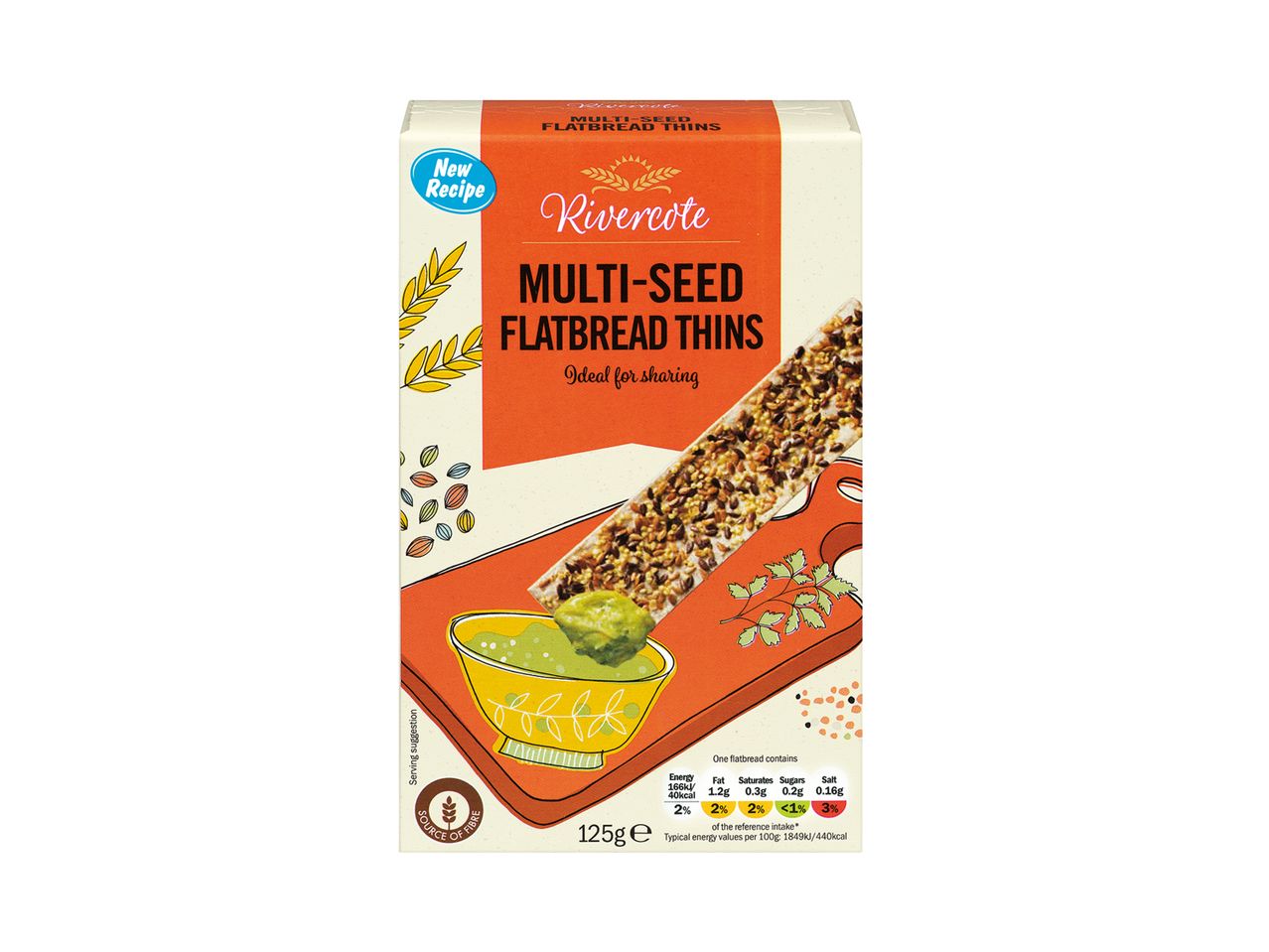 Go to full screen view: Rivercote Flatbread Thins - Image 1