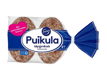 Puikula-täysjyväruisleipä 2 kpl