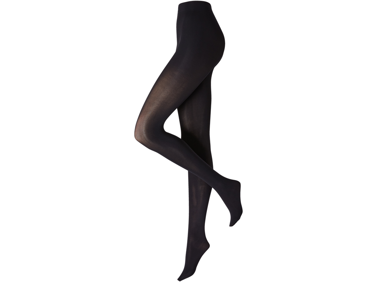 Juodos nepermatomos pėdkelnės ant manekeno