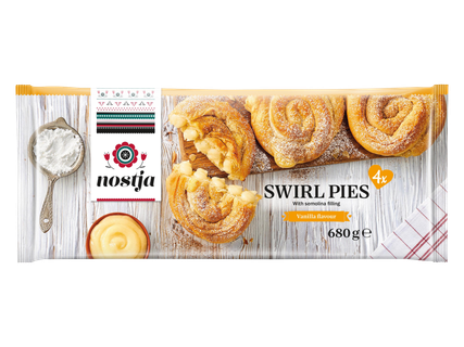 Vaníliás tésztacsigák