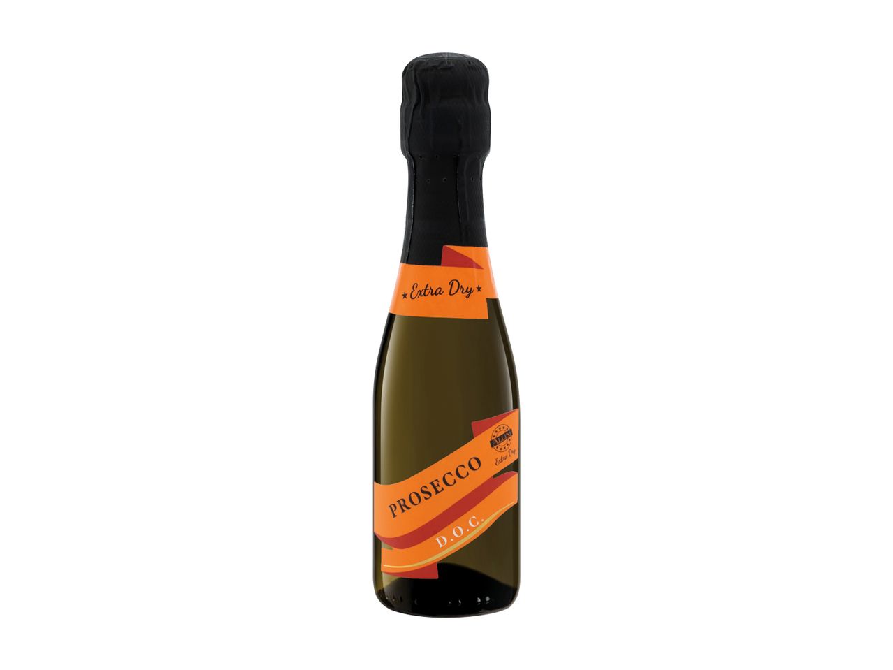 Bottiglia di Prosecco D.O.C. Extra Dry.
