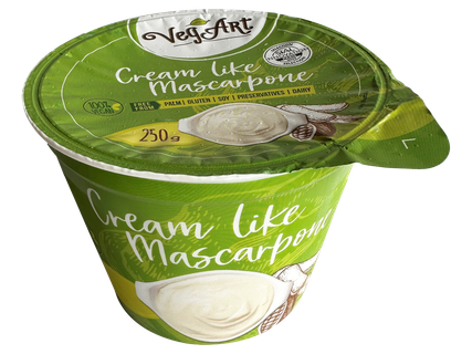 Mascarpone jellegű növényi krém