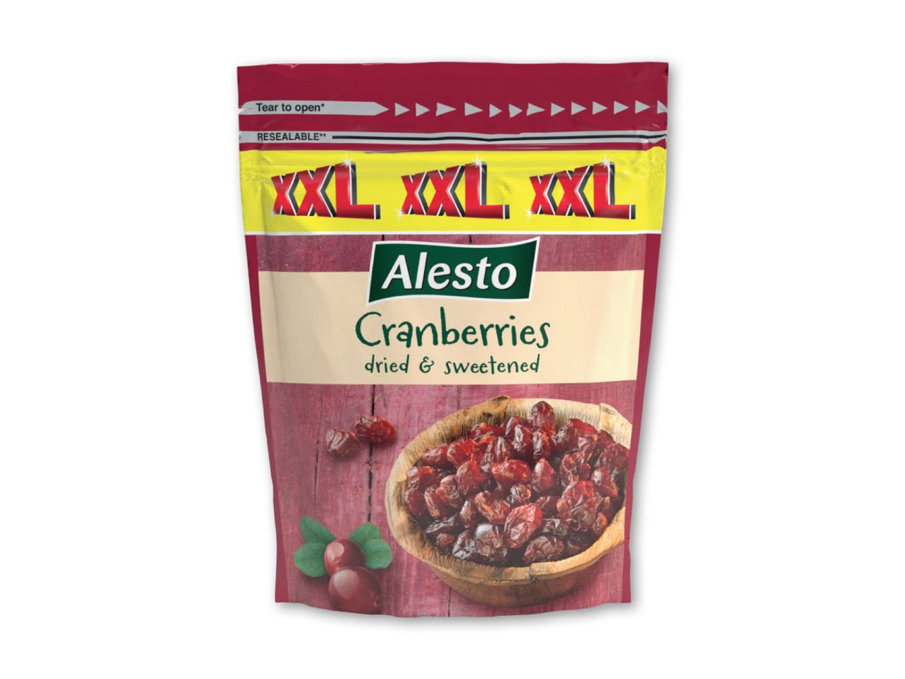 En pose Altesto tørrede tranebær.