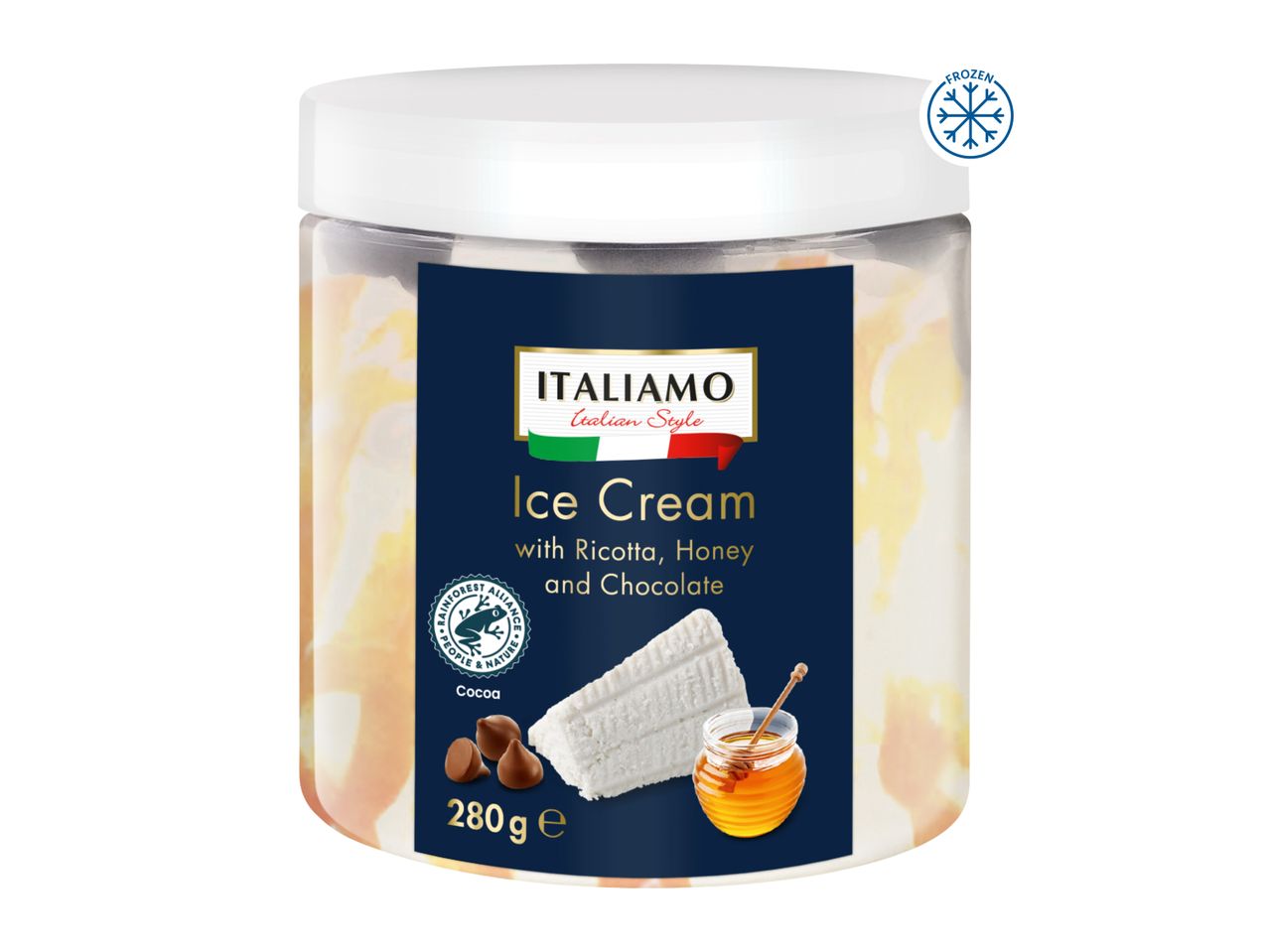 Ricotta, Honey & Chocolate Ice Cream