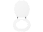 LIVARNO bela WC daska sa otvorenim poklopcem