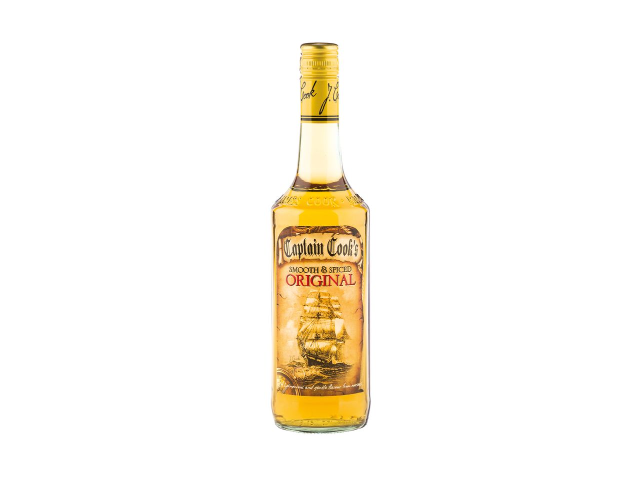 Butelis Captain Cook's Original romo.