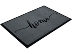 LIVARNO netīrumu uztvērēj paklājs pelēkā krāsā ar melnu uzrakstu 'home'