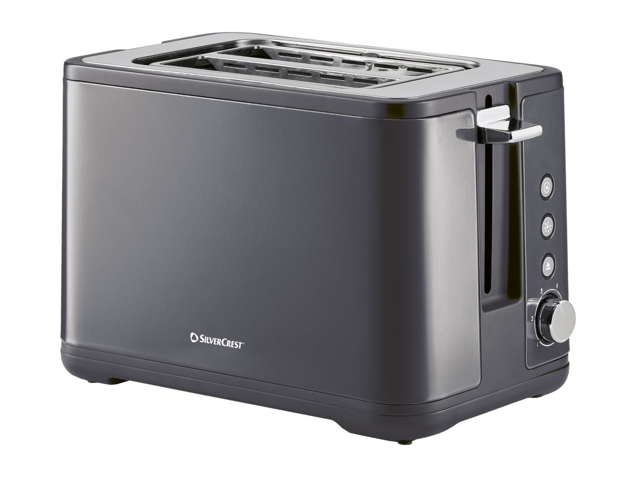 Silvercrest Grey 2-Slice Toaster