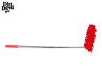 Dirt Devil extendable duster with red microfiber head.