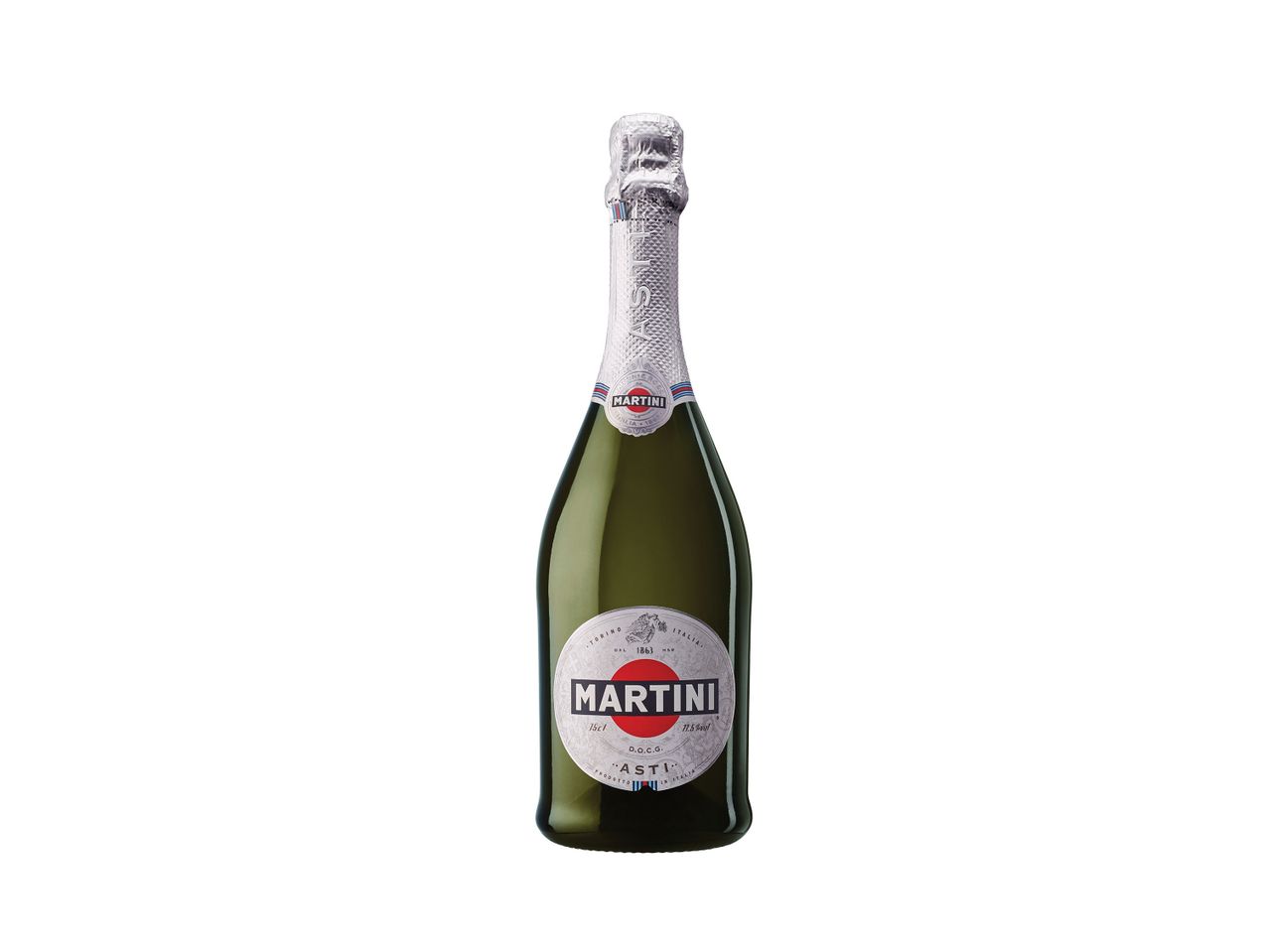 Martini Asti butelis.