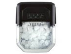 SILVERCREST® Ice Maker with a full basket of ice cubes and control panel visible.