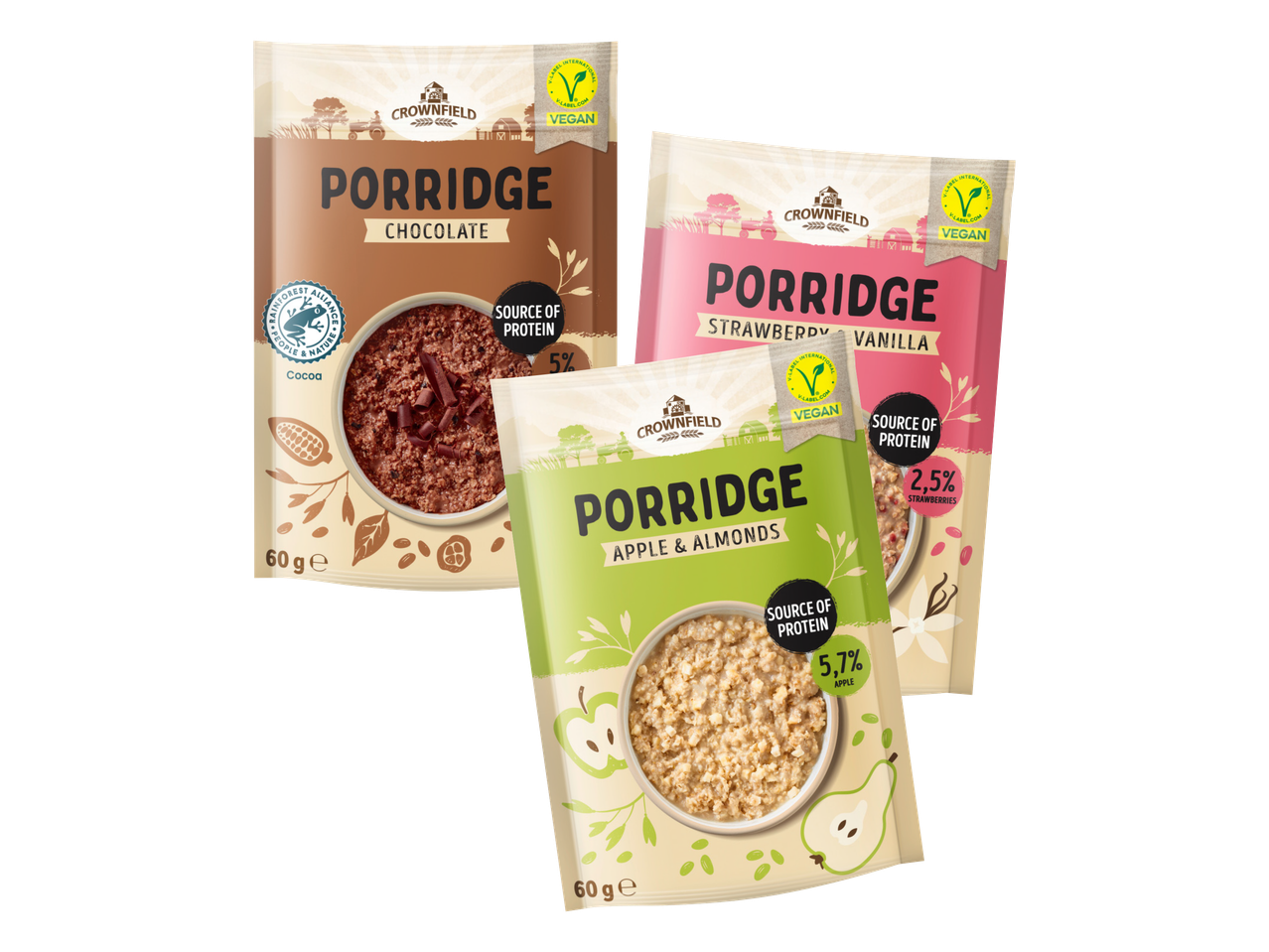 Porridge proteico vegano