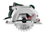 A Parkside circular saw with a 190mm blade is shown.