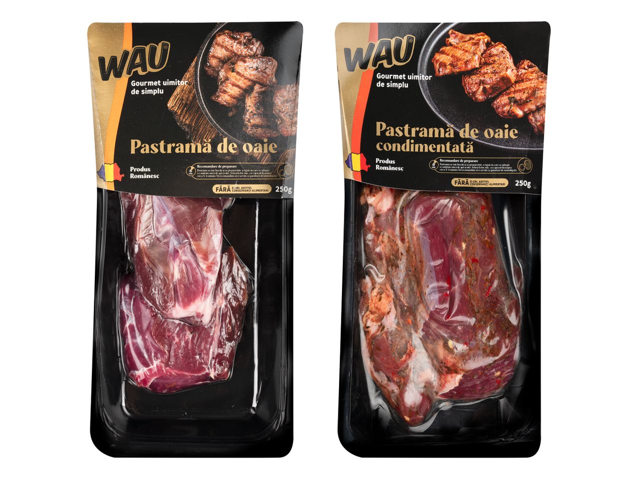 Pastramă de oaie WAU, 250g.