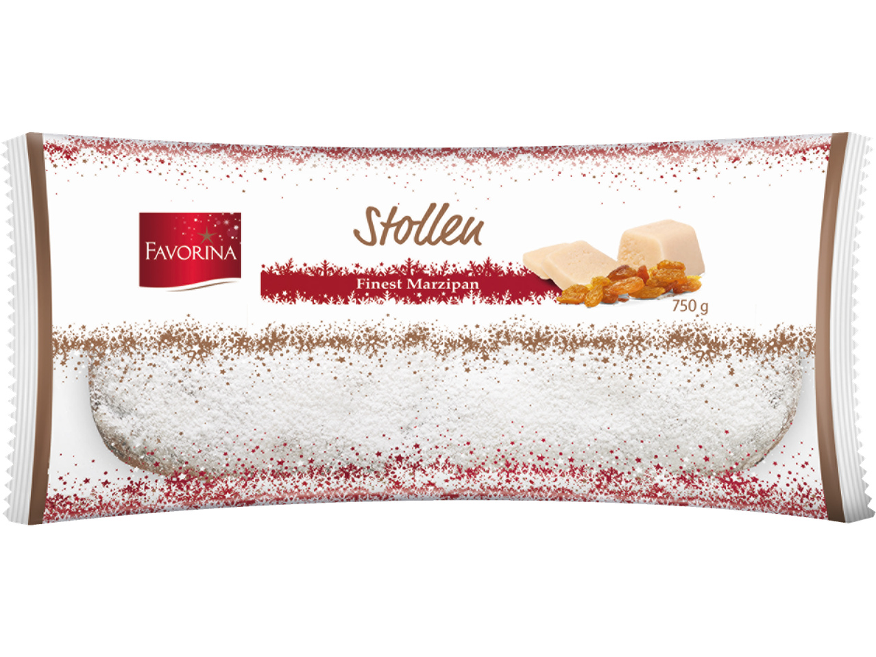 Favorina Stollen su geriausiu marcipanu, 750g