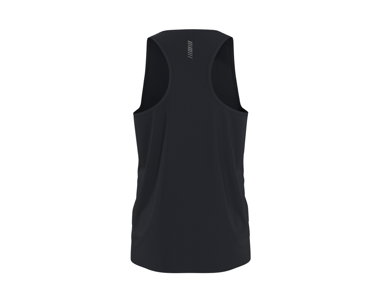 T-shirt Desportiva sem Mangas CRIVIT para Homem, vista traseira com detalhe refletor.