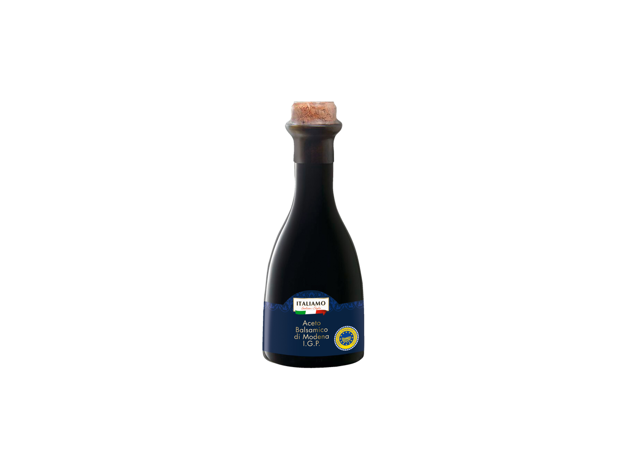 Fles Italiaanse stijl Modena I.G.P. balsamico azijn.