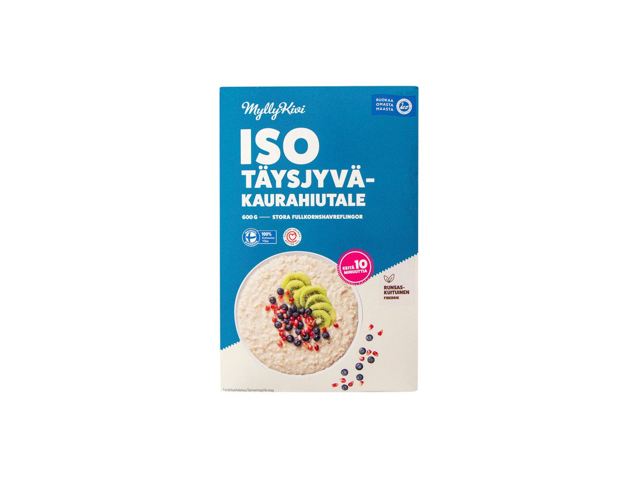 Myllyn Paras ISO täysjyvä-kaurapuuro pakkaus.