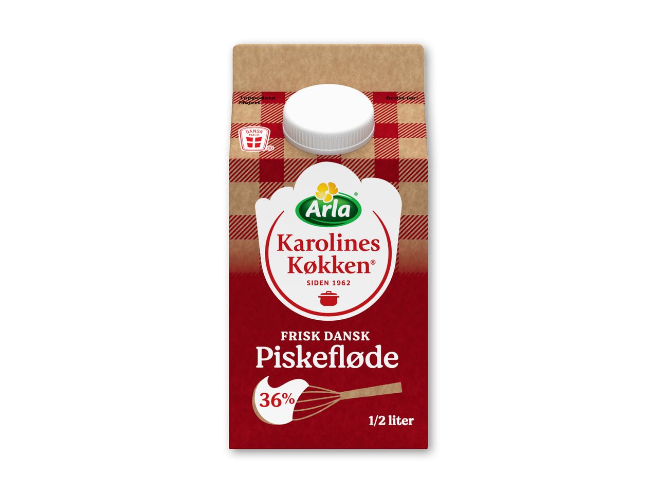 Arla Karoline's Kökken piskefløde 36%.